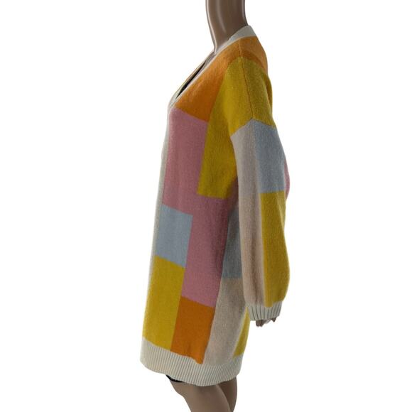 Anthropologie Amadi Lexie Colorblocked Cardigan Sweater - Picture 8 of 12